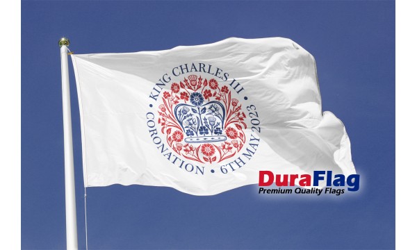 DuraFlag® King Charles III Coronation Logo (White Background)